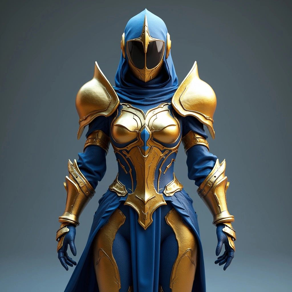 Gold and Blue Eternal Armor