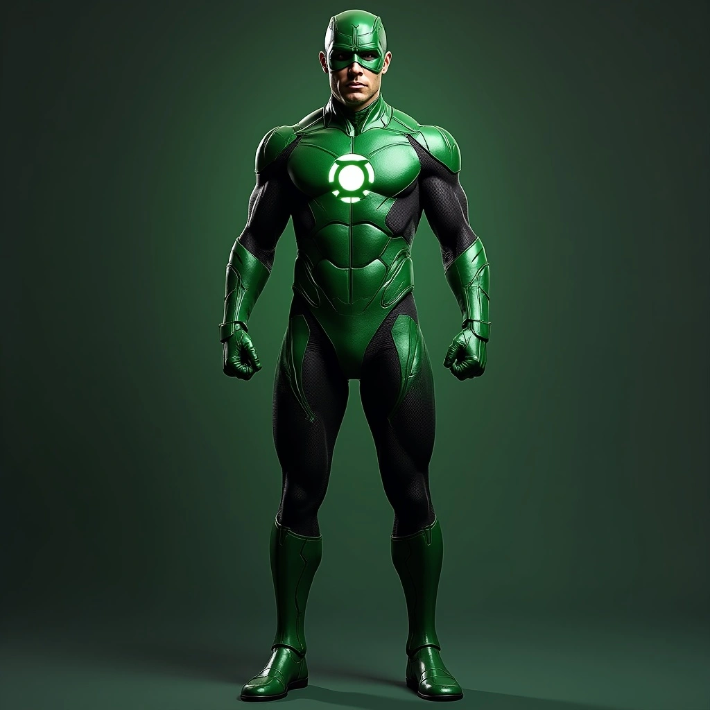 Green Black Lantern Uniform