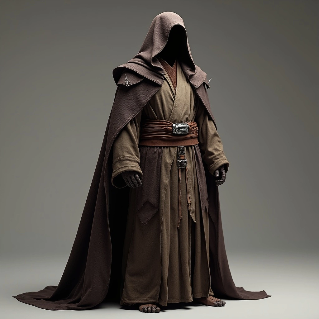 Jedi robes that provide minimal protection but signify rank.