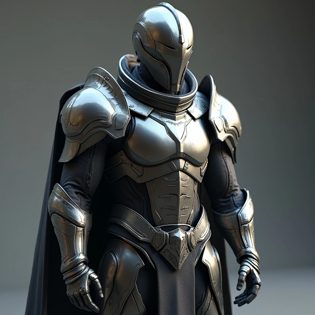 Reflective Metallic Titan Armor