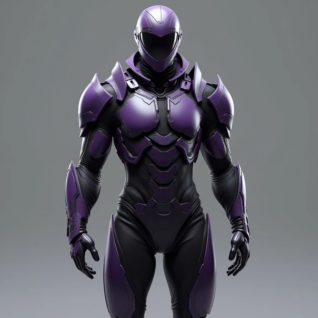 Tailored combat suit with reinforced material.
