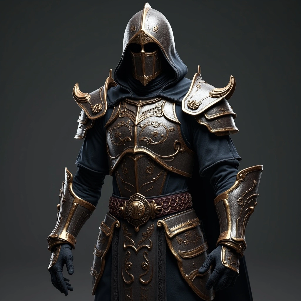 Wears standard Demon Slayer uniform that provides minimal protection but allows for maneuverability.