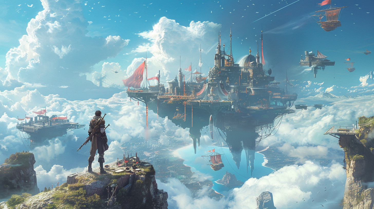 The Sky Pirates of Azure Island