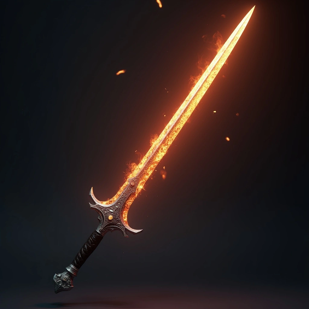 A blade forged from primordial materials