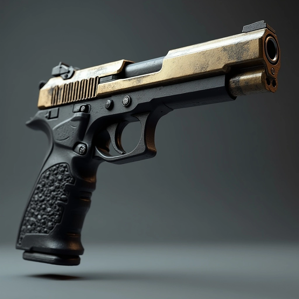 A reliable sidearm utilized in close encounters.