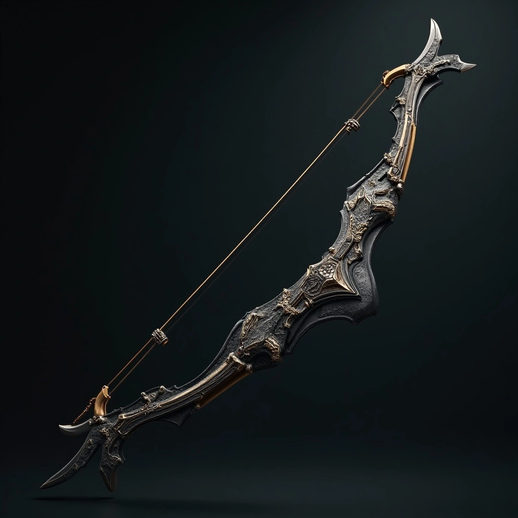 A sophisticated bow equipped with high-tech features, allowing for long-range attacks.