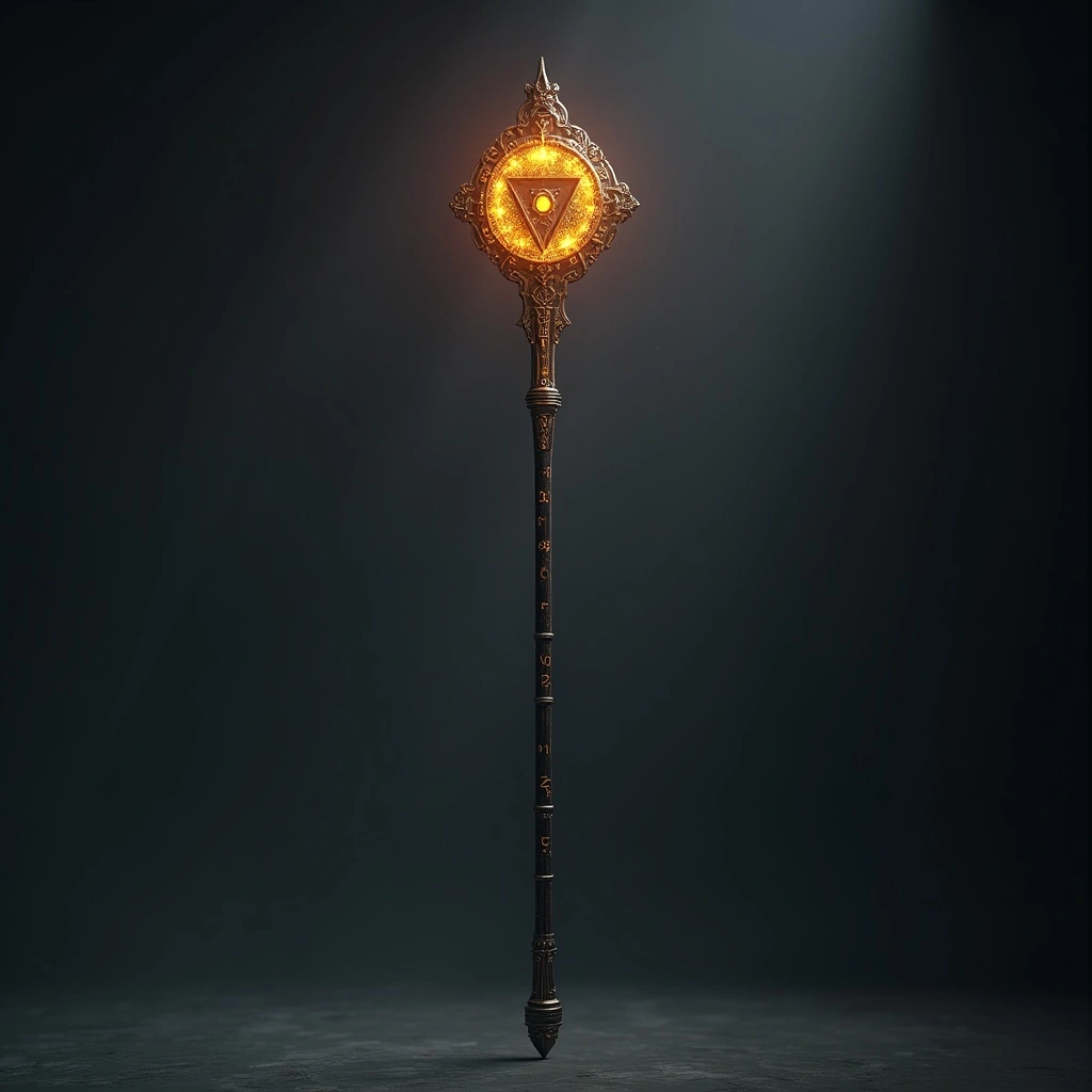A staff infused with temporal energies capable of manipulating short bursts of time.
