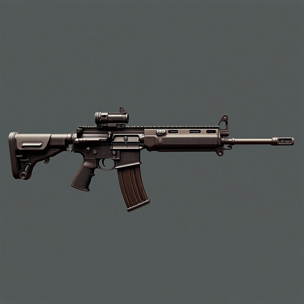 Advanced rifle known for its accuracy and stopping power.