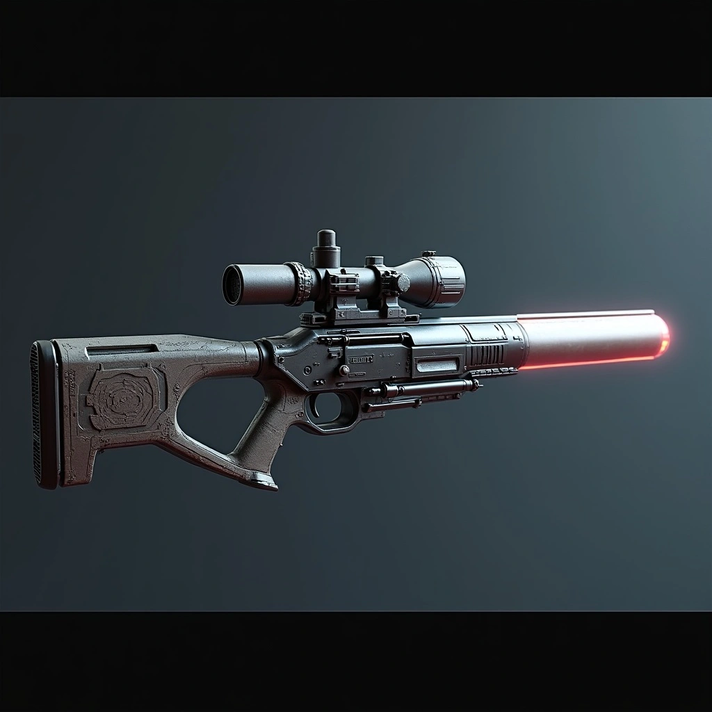 BLUR rifle, a versatile weapon effective in starship combat.