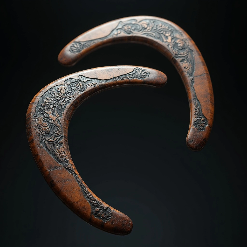 Boomerangs of various designs tailored for multiple effects including explosive, electronic, and incapacitating functions.