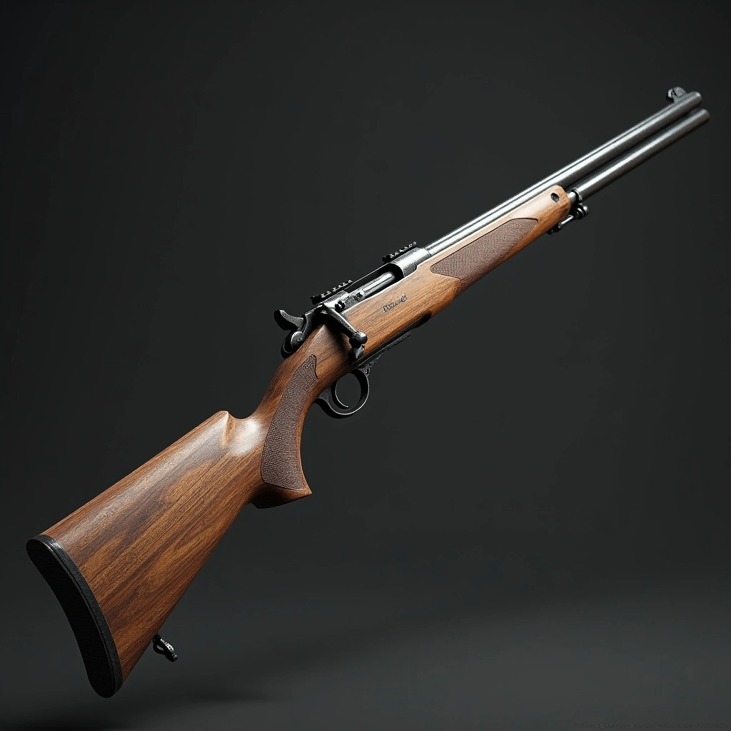 Hunting rifle, a reliable weapon for long-range encounters.