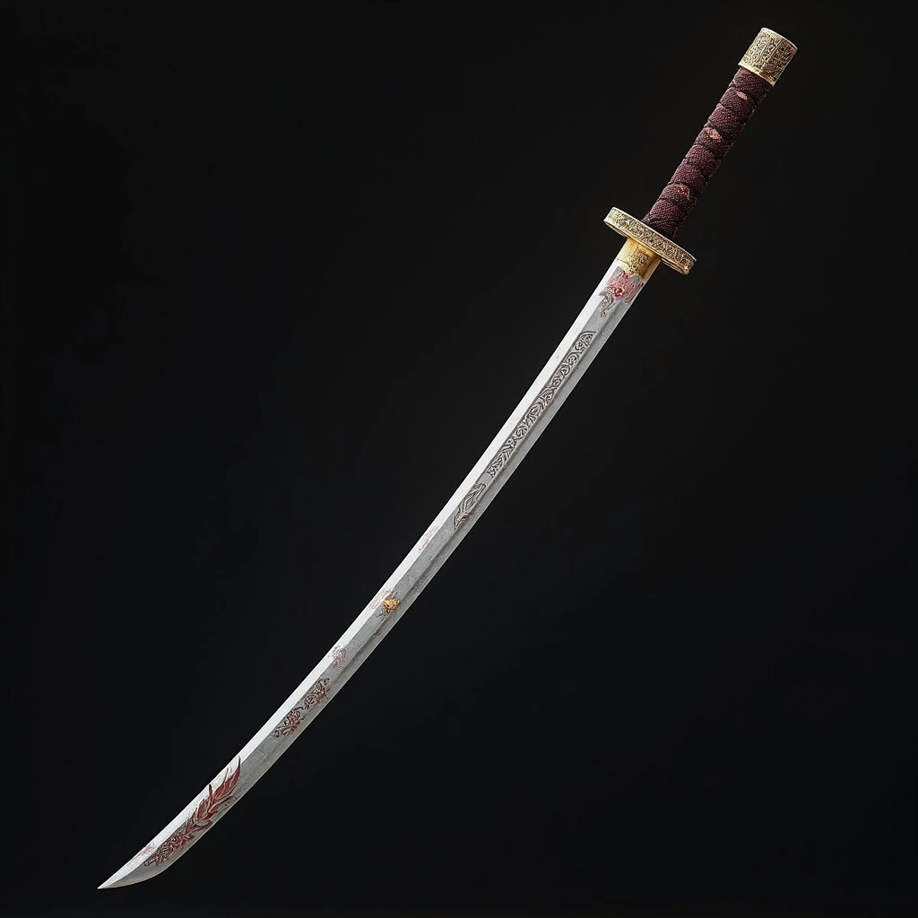 Katana used in combat against demons.