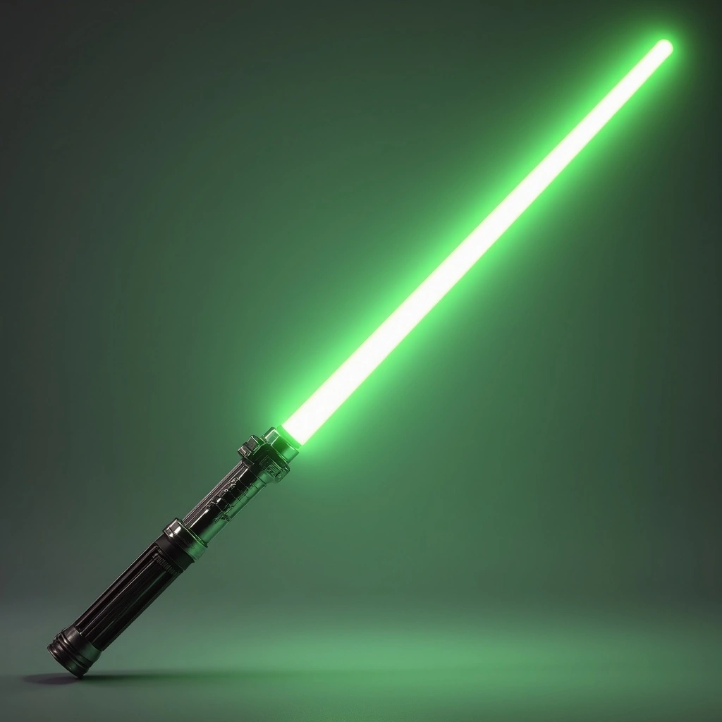 Lightsaber - Green Melee Weapon