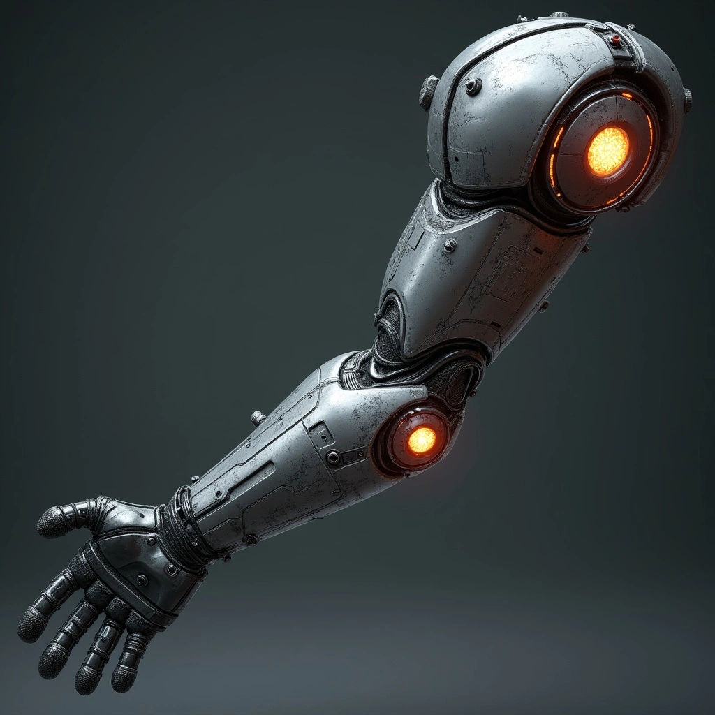 Bionic arm, provides enhanced strength and versatility.