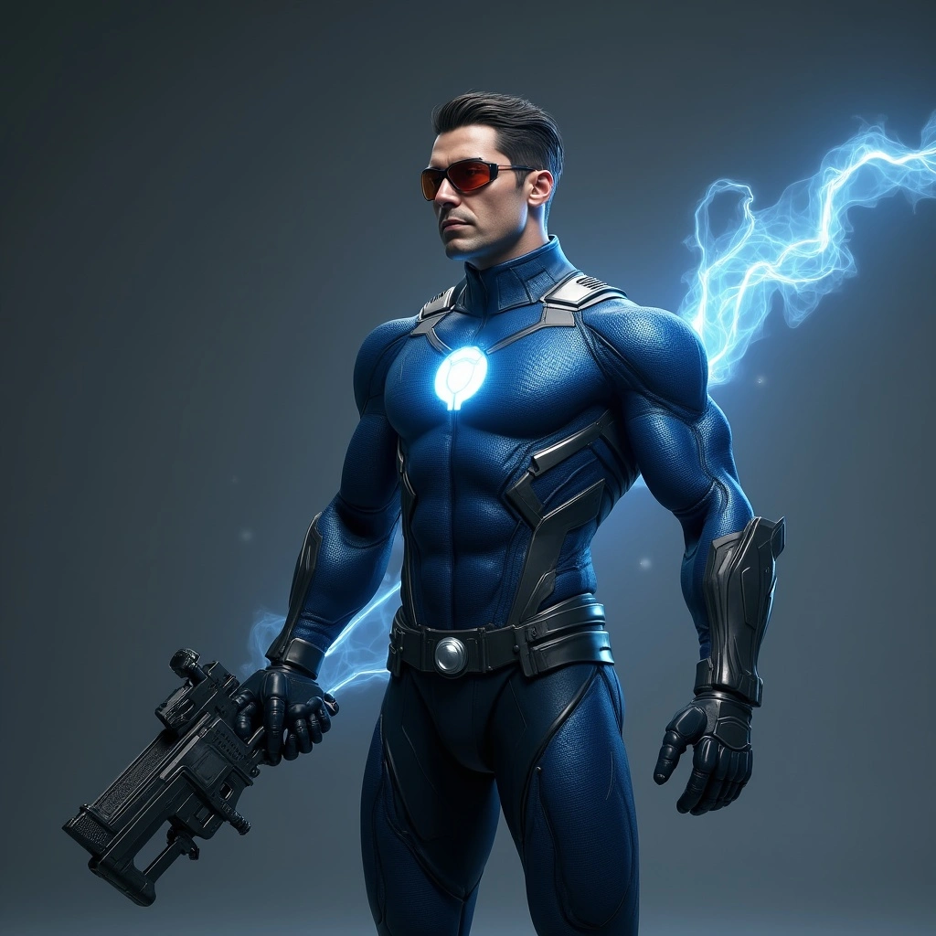 None specifically used as The Atom relies on his powers; however, he does occasionally use tech devices.