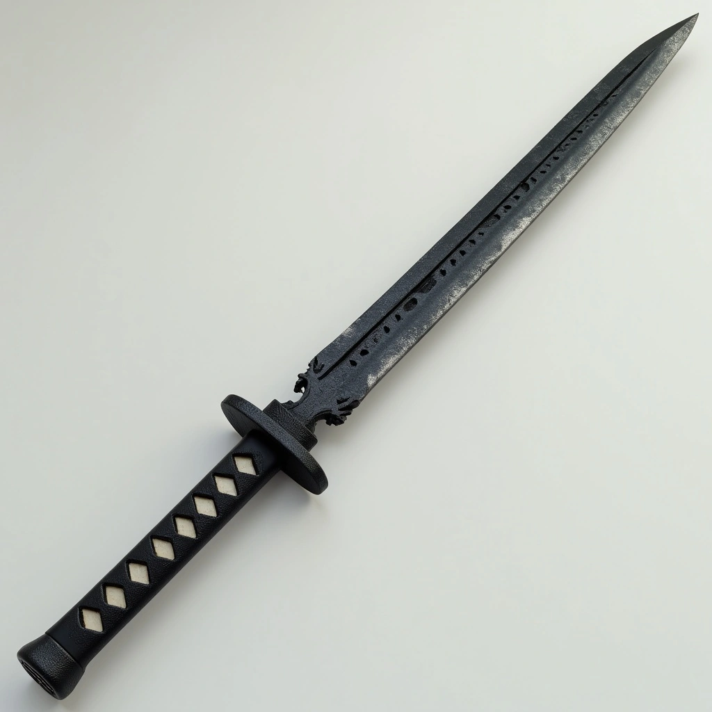 Sandai Kitetsu, a cursed sword known for bringing misfortune.
