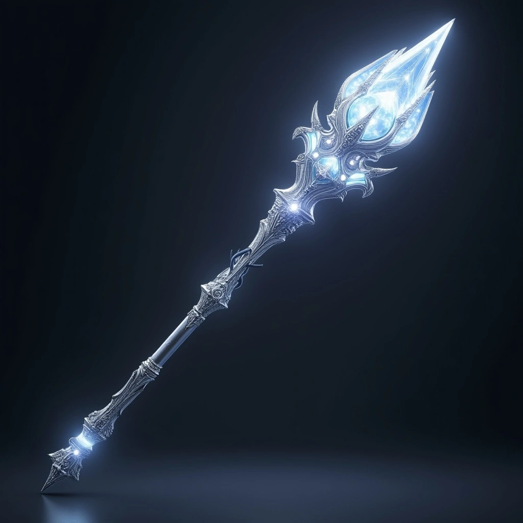 Silver Cosmic Staff