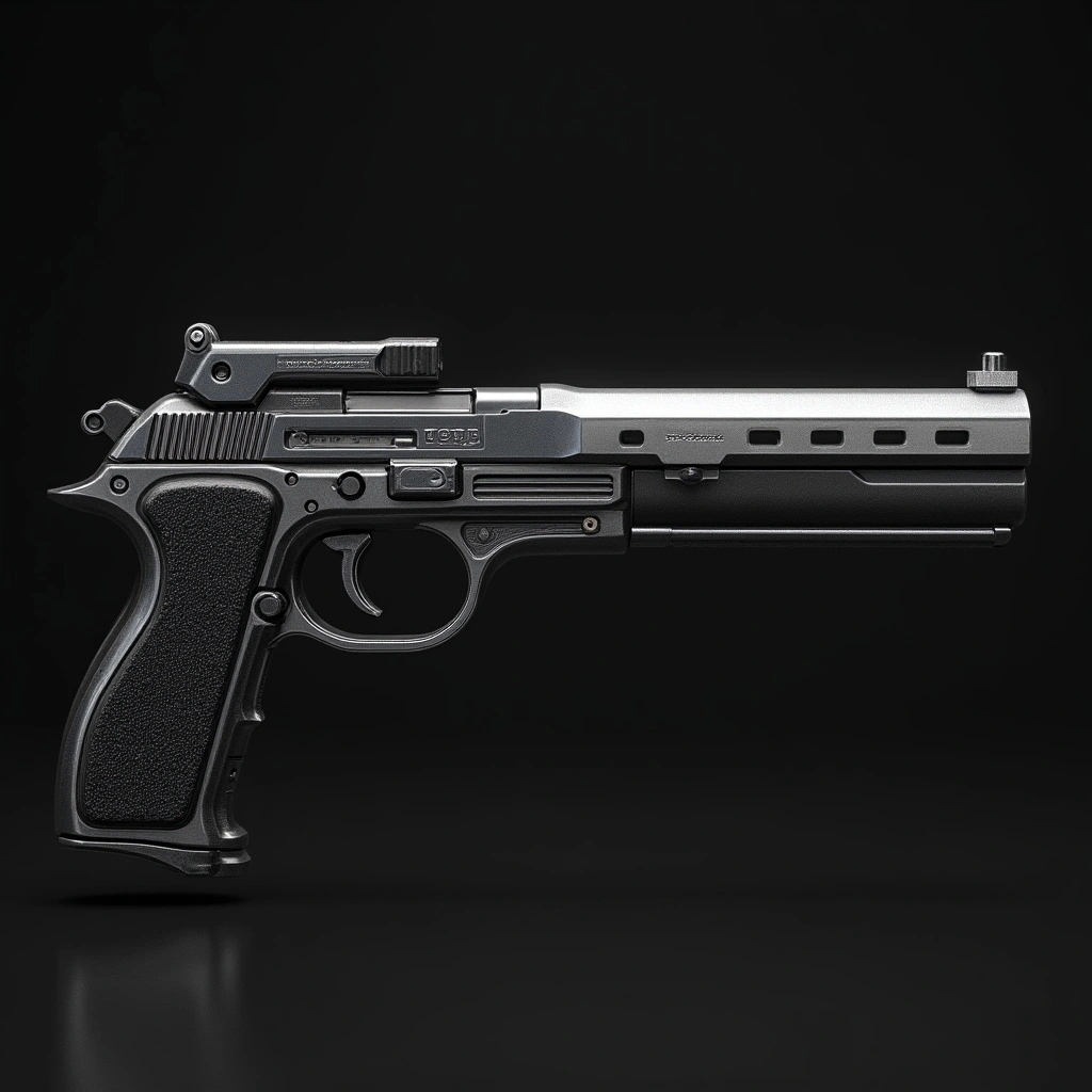 Standard issue blaster pistol used by bounty hunters and mercenaries.