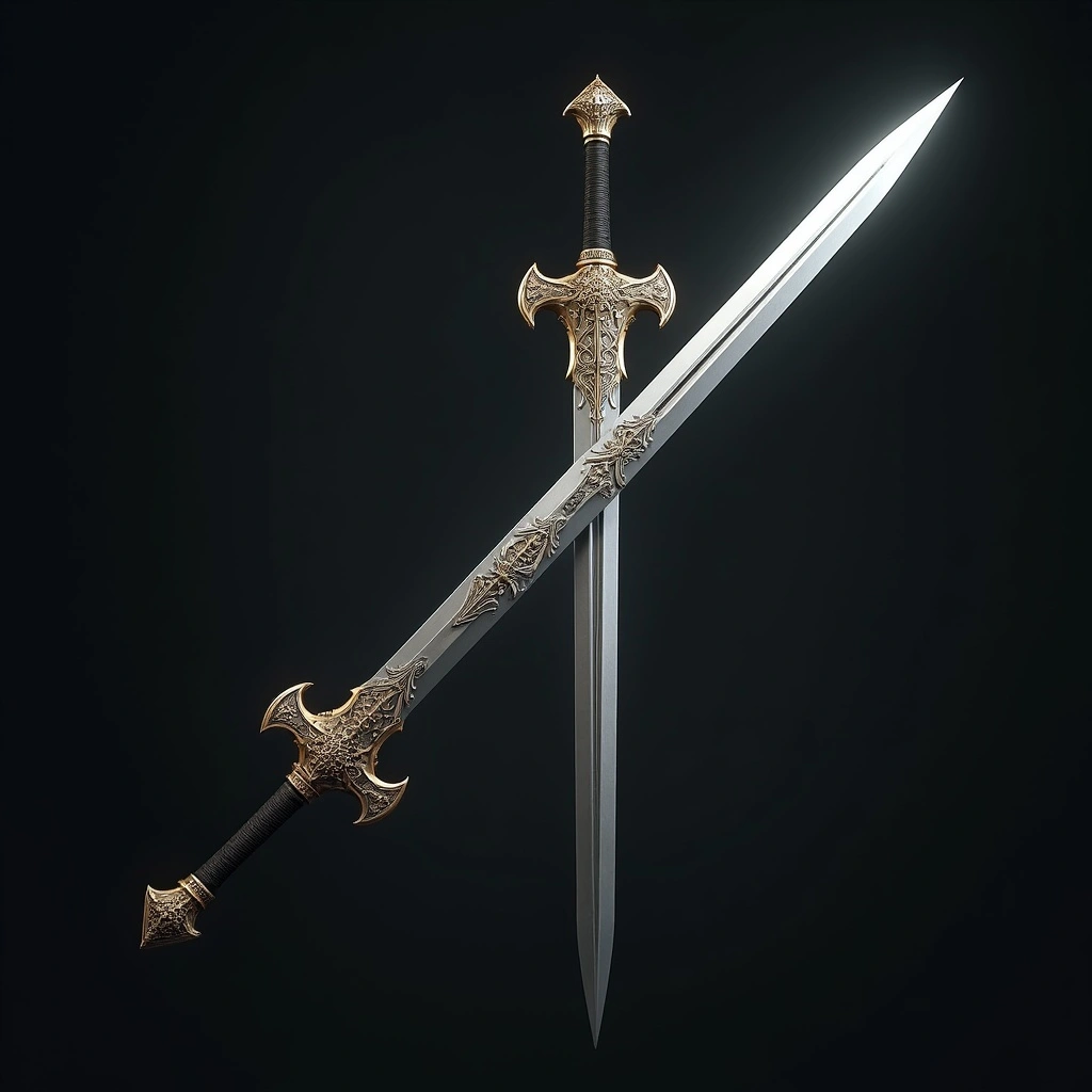 Sword known for its sharpness and impact.